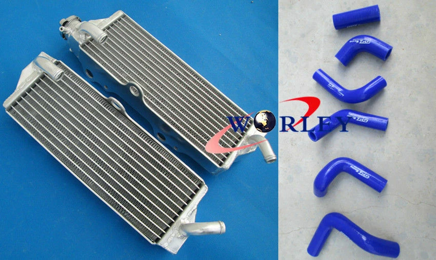 PARA HUSQVARNA TC250 TE 250 TE450 TC450/510 2003-2009 radiador de aluminio + manguera Foto 2 de 4