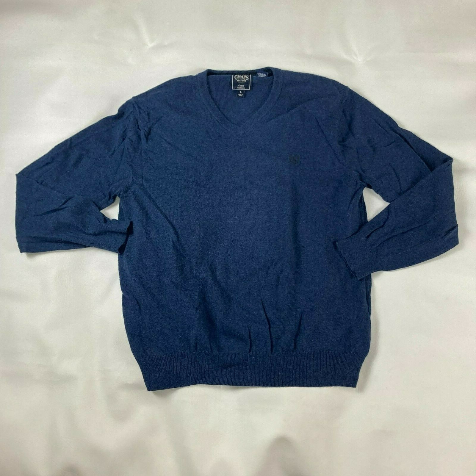Chaps Cotton Cashmere Sz Large Sweater 