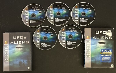 History Classics UFOs & Aliens 5-DVD Set UFO Hunters Roswell Deep