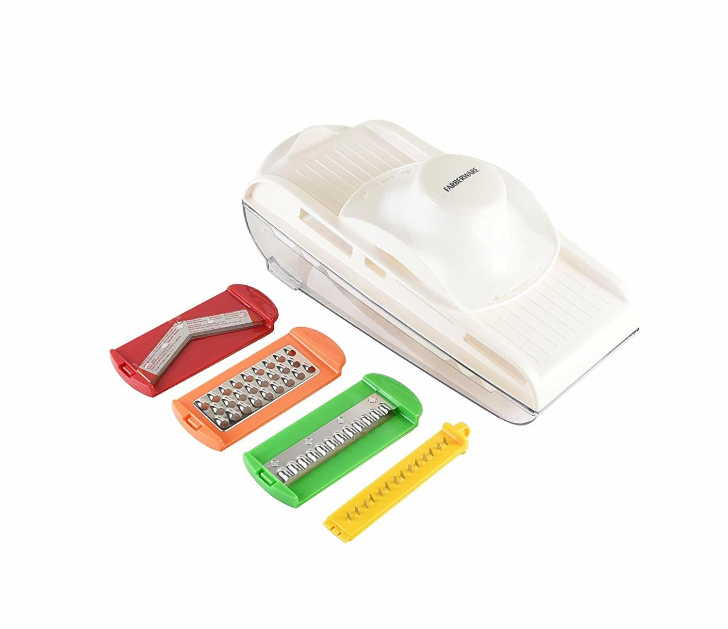 Mandoline Vegetable Slicer Farberware Wavy Julienne Coarse Stainless Shredder