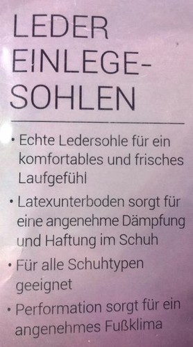 Echt Leder Sohle Einlegesohle Sohlen Einlagen 2020D - Bild 4 von 5