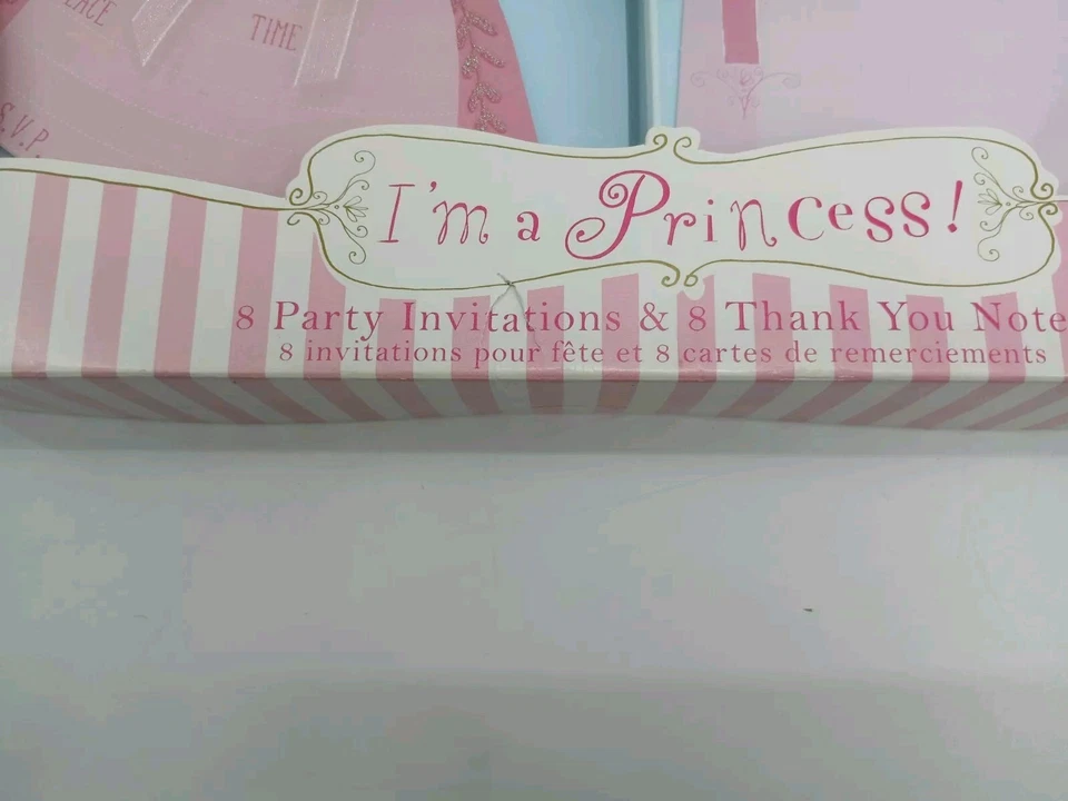 (8) Meri Meri I'm A Princess Party Invitations (8) Thank You Notes (New)*** - Image 3 of 4