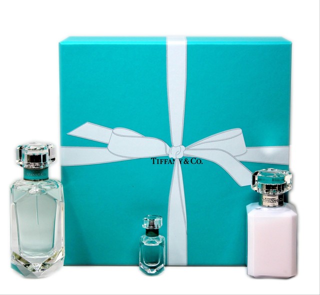 TIFFANY & CO. 3 PIECE GIFT SET EAU DE PARFUM NATURAL SPRAY 75ML NIB