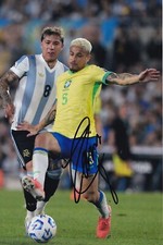 Football - Joao Gomes - Hand Signed 12x8 Inch Photograph - Brazil - COA