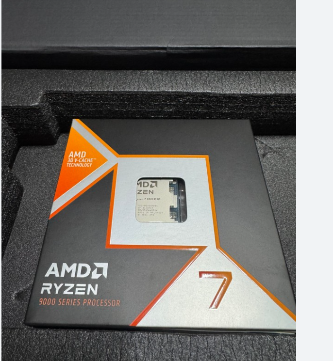 ラス1【未開封品】AMD CPU Ryzen 7 9800X3D AMD Ryzen 7 9800X3D 4.7 GHz 8-core 16 threads 96 MB 100