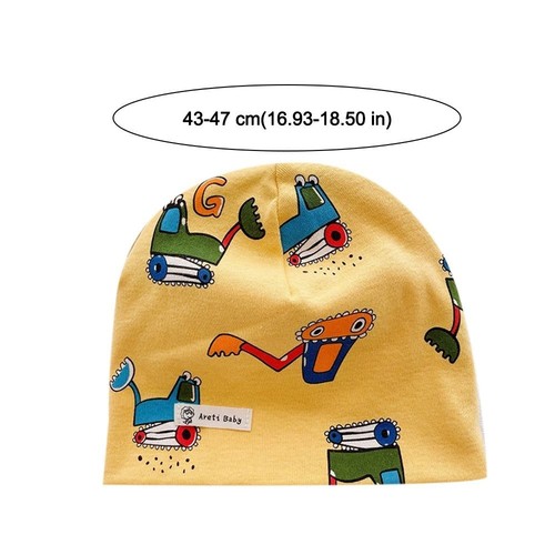 Cotton Kids Children Beanies Cap Hip Hop Hats Spring Summer Autumn - Picture 2 of 20