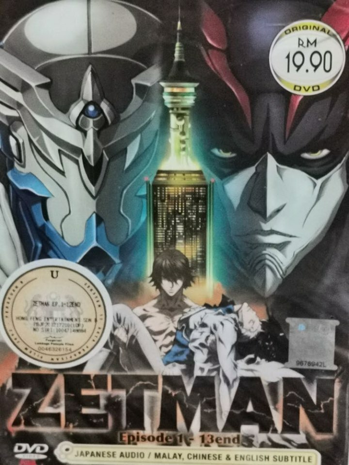 DVD Anime Zetman Episode 1-13 End English Subtitle + TRACK