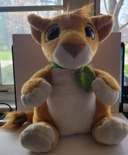 Vintage Disney Mattel 1993 The Lion King Talking Simba 12" Plush works