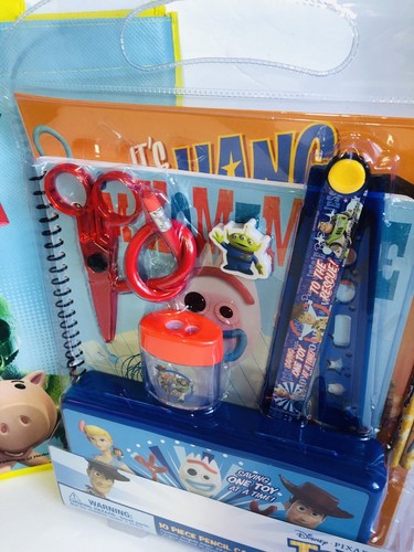 Disney Toy Story 4, Forky Note Book, Pencil Case, Folder, School Tote Bag Lot - Picture 4 of 8