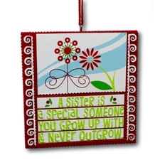 Hallmark Christmas Tree Ornament A Sister is a Special Someone