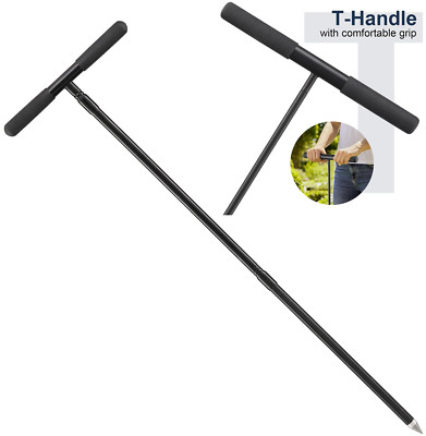 32-48'' Metal deep Locator Tool Rod for Probing Soil Compaction Pipe gopher track