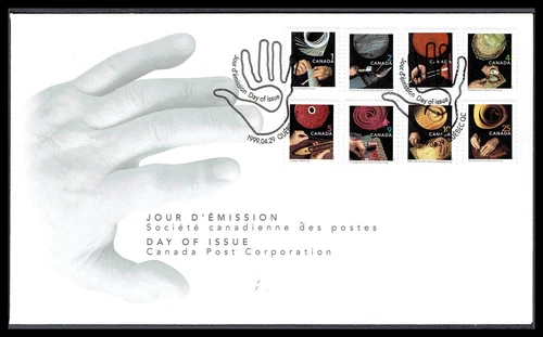 Canada FDC - 1999 - Traditional Trades Combo 8 Stamps, Scott # 1673 - 1680