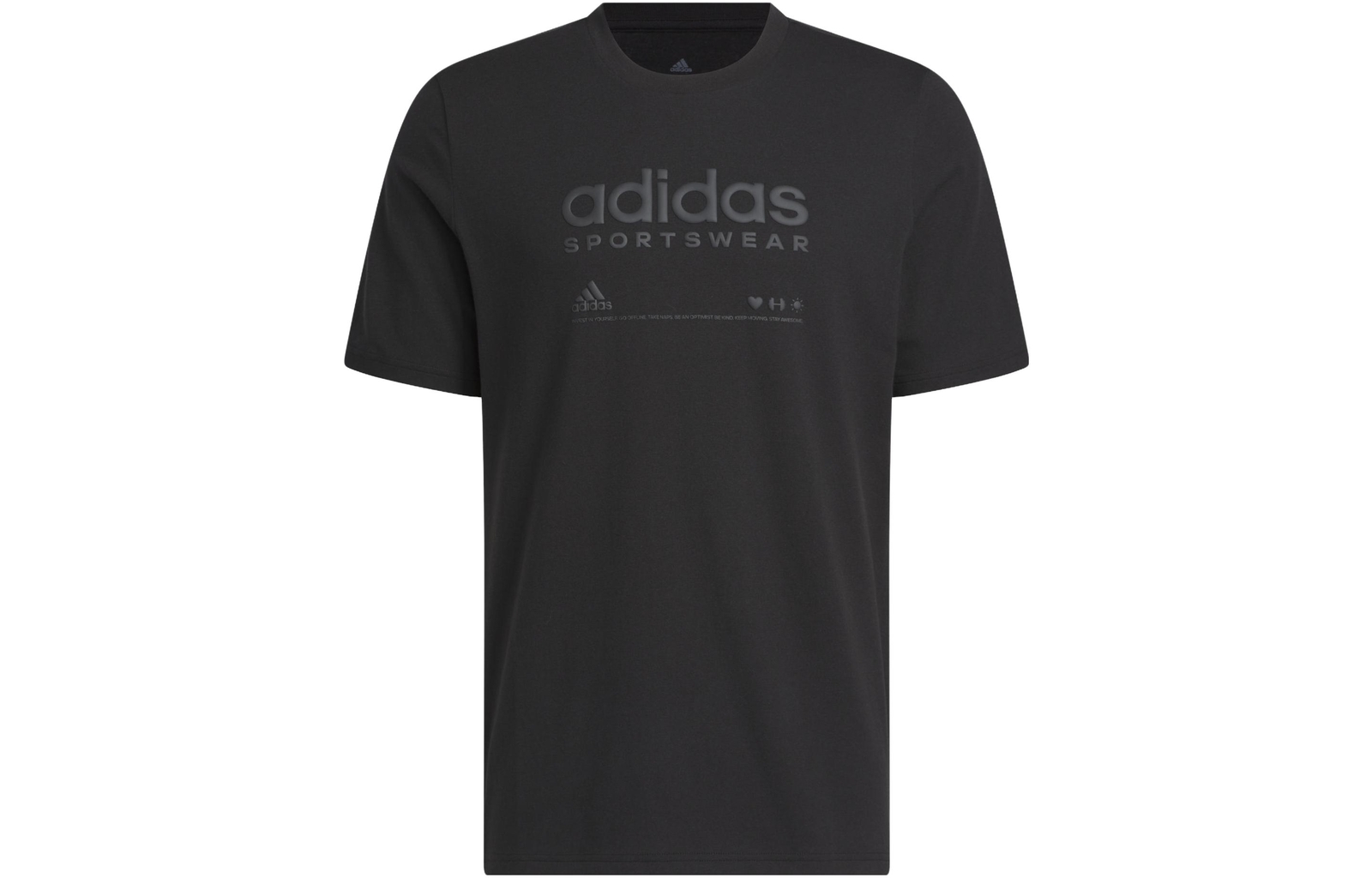 футболка с круглым вырезом и коротким рукавом с логотипом adidas Lounge