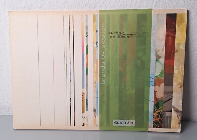 Swatch Pressemappe press kit - spring summer Collection 2004 - trends by swatch