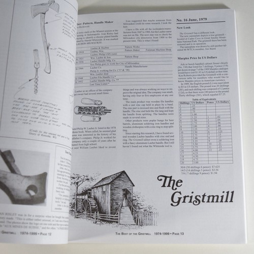 Best of the Gristmill 1974-1999 - Mid-West Tool Collectors Association M-WTCA - Imagen 2 de 3