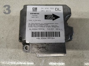 Opel Astra G Airbagsteuergerät Steuergerät 24416703 DL  1923594