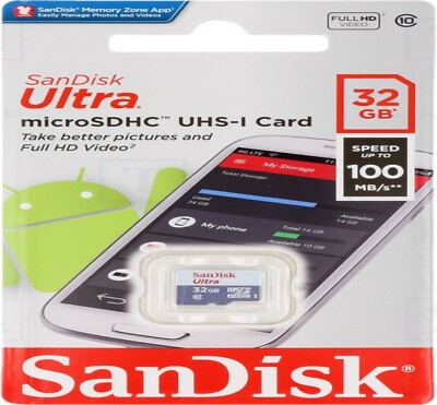 PS Card Scheda Di Memoria SanDisk Ultra MicroSD Da 128 GB, Classe 10, Velocit&agrave; Fino A 80 MB/s - Con Adattatore SD Memoria Espandibile Smartphone