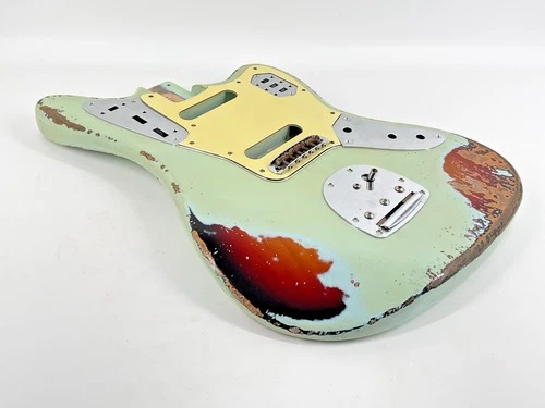 MJT Official Custom Vintage Aged Nitro Guitar Body by Mark Jenny VTJG Surf Green