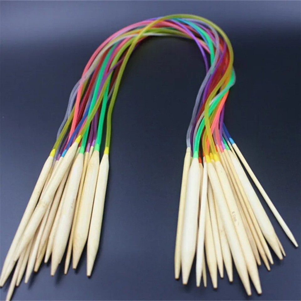 High Quality Circular Knitting Needles Set 18 Sizes Sewing Accessories