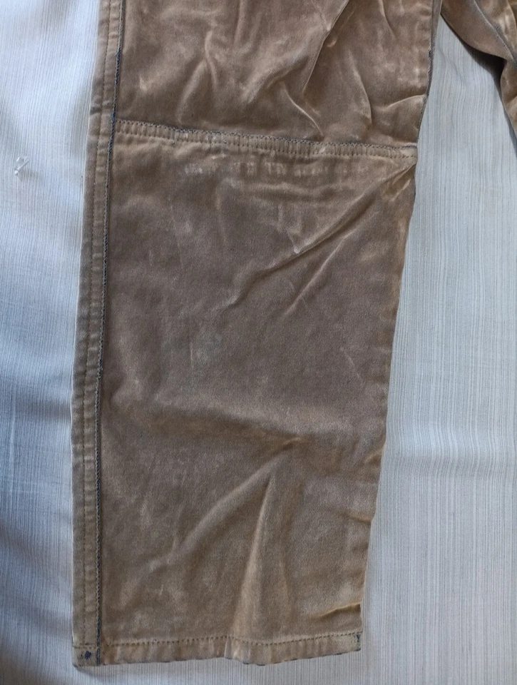 Pantalones de mezclilla Sean John recubiertos de terciopelo pierna ancha para niños talla XL 7x Foto 2 de 4