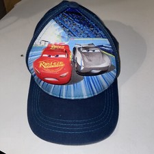 Disney Lightning McQueen Pixar kids Car Baseball Hat Cap Hat Youth/