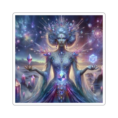 Sticker Arcane Crystal Oracle Ethereal Light Magic 2x2 3x3 4x4 6x6