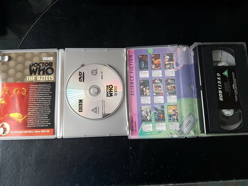 DR WHO The Aztecs William Hartnell DVD and VHS versions together - Picture 3 of 3