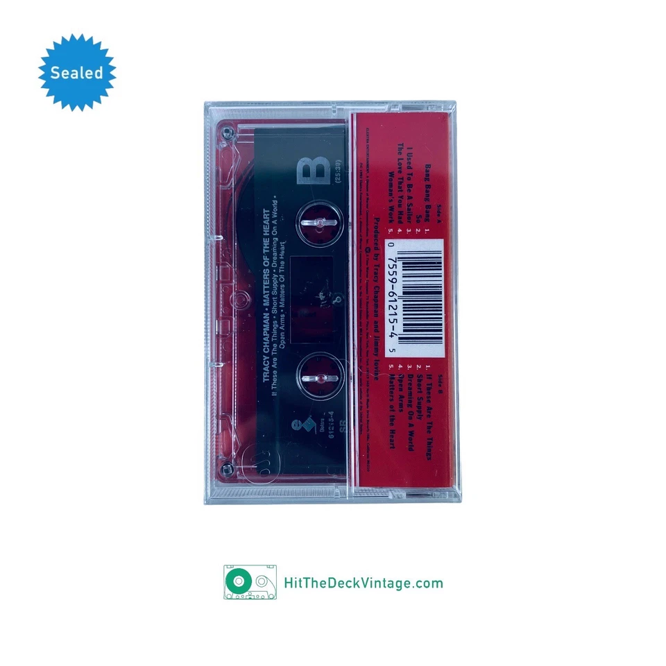 Tracy Chapman - Matters Of The Heart Cassette Tape (1992) 90s Blues Folk SEALED - Image 2 of 4