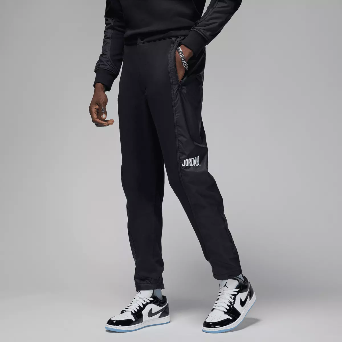 Nike Jordan Flight MVP Pants Joggers Fleece Hybrid Wheaties Black