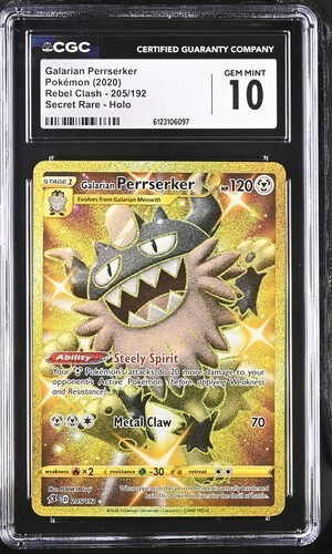 Galarian Perrserker graded CGC 10 for sale on eBay