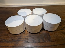 Google AC-1304 AC1200 Mesh WiFi System with accessories (5 total)