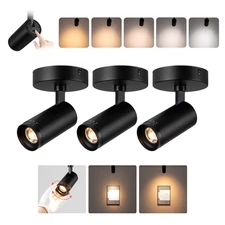 5-Color Zoomable Indoor Spot Lights,LED Ceiling Spotlight Lighting Fixtures f...