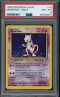 1999 Pokemon Base Set Unlimited MEWTWO Holo PSA 8 (0610) 10/102