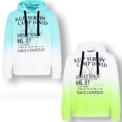 Camp David Hoodie Sweatshirt 2-4XL Pullover Dip Dye Kapuze Pulli Etikett 89,95