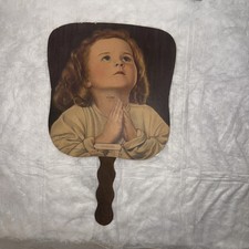 Faith Of A Child Hand Held Fan Copyright 1949 Made In The USA