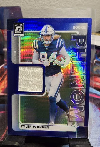 2025 Donruss Optic Tyler Warren Blue Hyper (RAW)