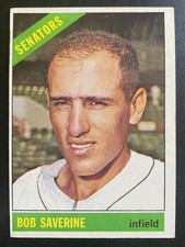 Bob Saverine 1966 Topps Baseball Washington Senators #312
