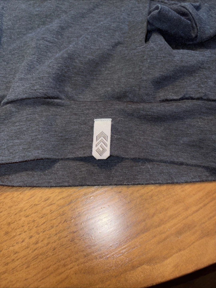 Sudadera con capucha ligera para senderismo Free Country para mujer con cremallera frontal en gris - talla grande. Foto 2 de 4