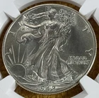 1942 NGC MS63 Walking Liberty Half Dollar 50c. FREE SHIPPING. (8001) Certified.