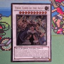 Yu-Gi-Oh! TCG Thor, Lord of the Aesir UTR STOR-EN038 Storm of Ragnarok 1st Ed
