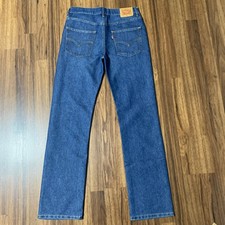 Levi's 514 Straight Blue Denim Jeans Boys 18R 29x31 30x32 18 Whisker