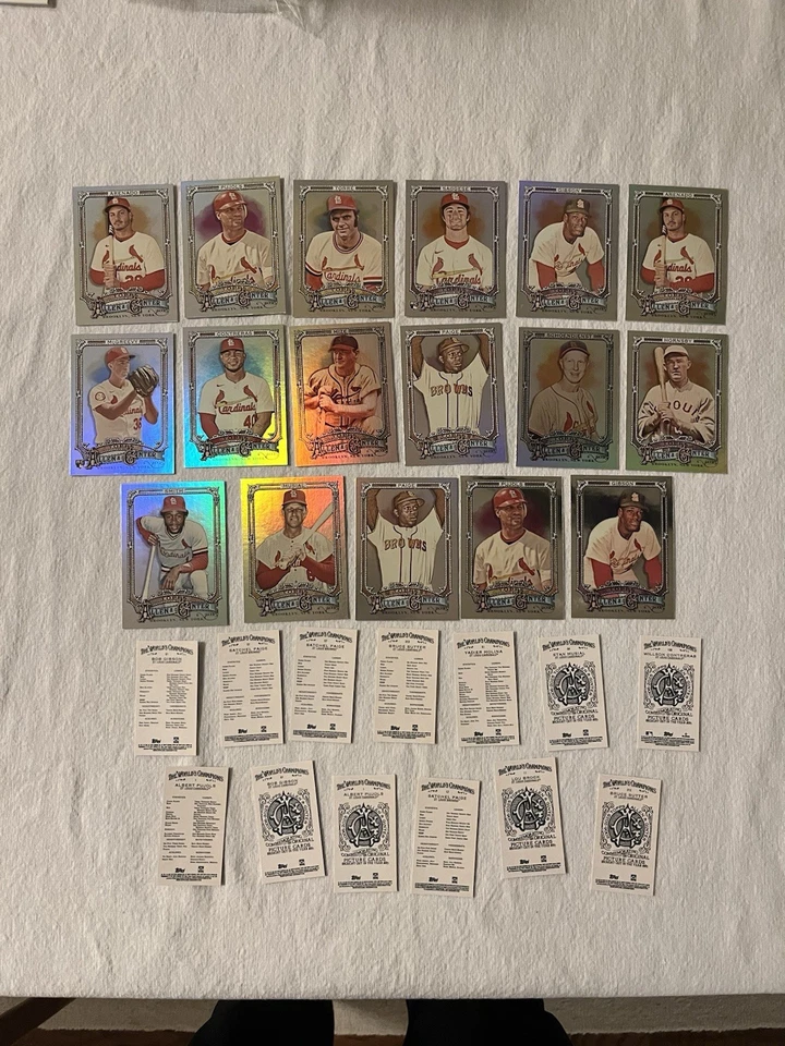 Lote 30x St Louis Cardinals 2025 Topps Allen & Ginter - Folha, Cromado, Mini, SPs!! - Imagem 2 de 2