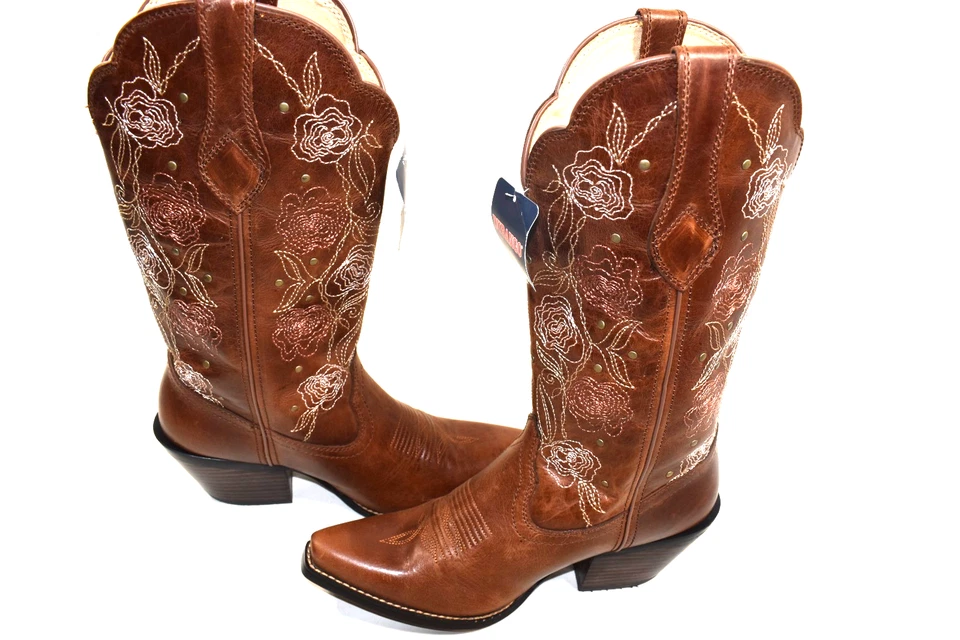 Botas occidentales Durango para mujer 8 M Crush de palisandro STUDDED - punta corta DRD0453 Foto 2 de 4