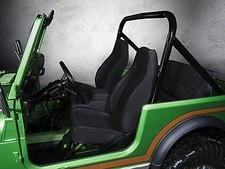 Komfortsitz vorne Schwarz links + rechts Sitz Seat Black Jeep Wrangler YJ 87-95 Komfortsitz vorne Schwarz links + rechts Sitz Seat Black Jeep Wrangler YJ 87-95