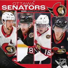 Turner Licensing,  NHL Ottawa Senators 2026 Wall Calendar, 12'' X 12'', 12-Month