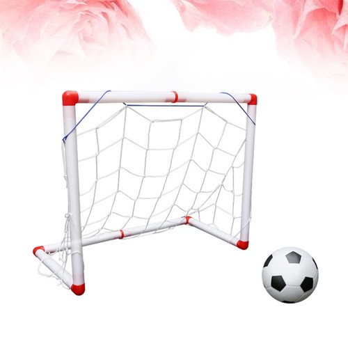 Mini Football Goal Soccer Practice Equipment Playing Child Net for Kids