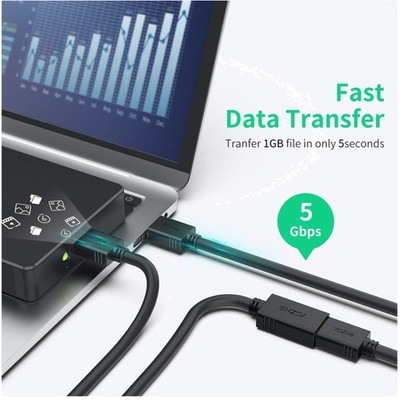 5Gbps USB 3.0 Extension Wire 20 FT - Triple-Layer Shielding