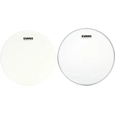 Evans Power Center Reverse Dot and Snare Side 300 Drumhead Kit - 14 inch