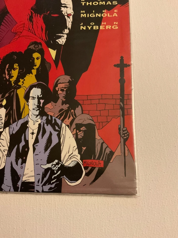 Dracula #1 by Bram Stoker (Oct 1992) Polybag w/ Topps Cards! Sealed & Unopened!! - Image 4 of 4