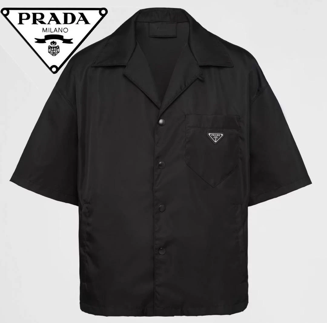 Camicia Prada Re Nylon manica corta